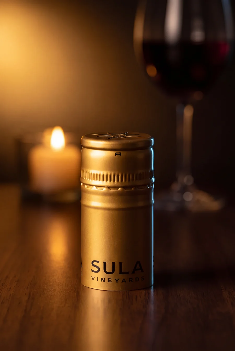 Standard wine ROPP closure in gold